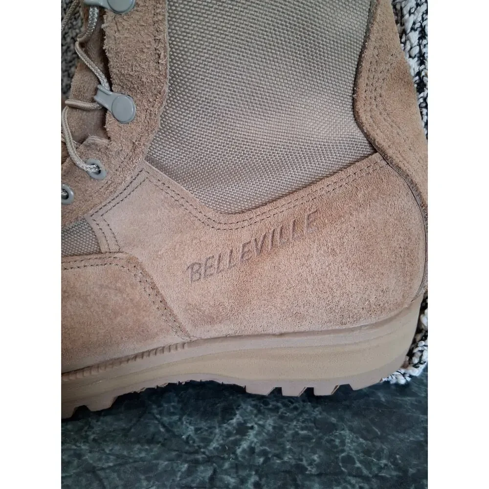 Belleville Gore-Tex Waterproof Military Combat Boots Tan Mens 11.5 W Lace Up USA
